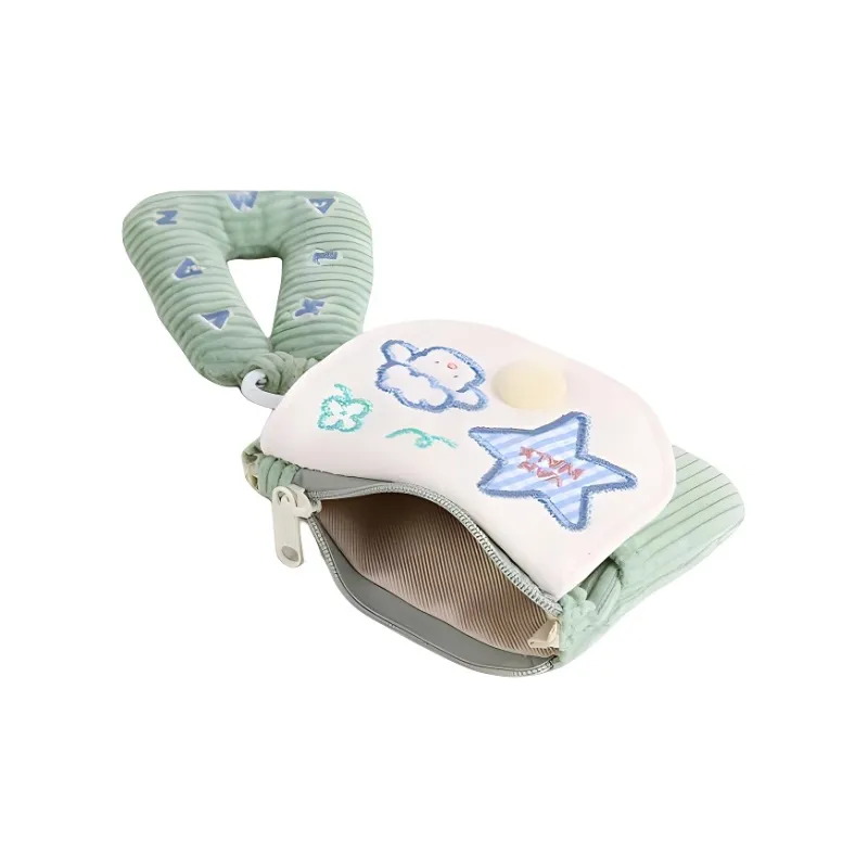 VANWALK Farm Series Cotton Coin Purse Trumpets Women's Multicolor-5