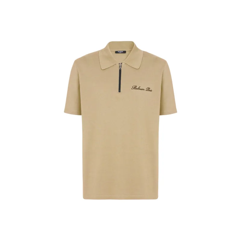 BALMAIN Polo Shirts Men Beige-0