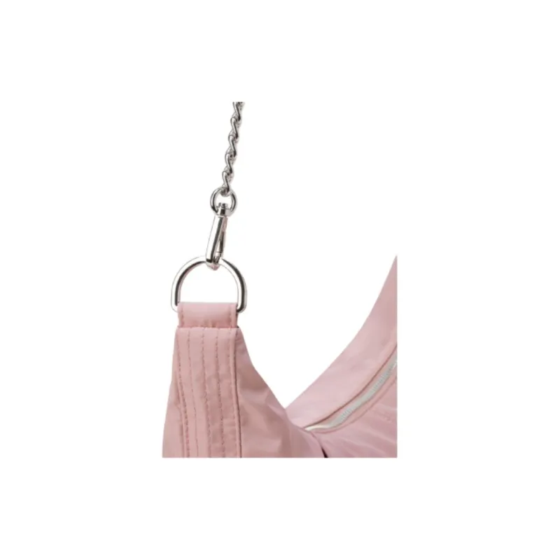 DESCENTE Polyester Crescent Bag Shoulder Bag Medium Size Women's Pink-6