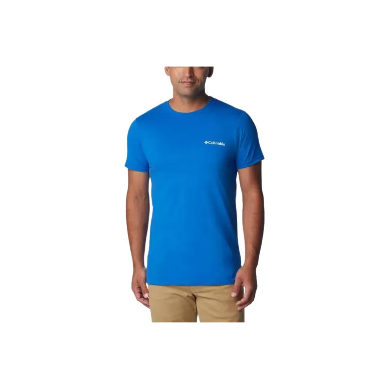 Columbia T-Shirts Men Royal Blue-0
