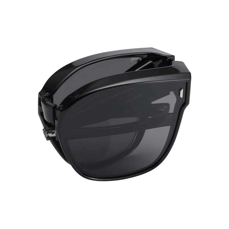Disney Plate Frame Square Sunglasses Unisex Black-15