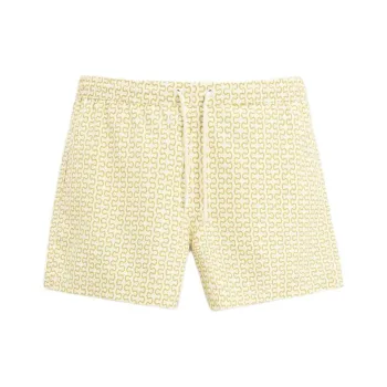 ZARA Swimming Shorts Men Yellow Green