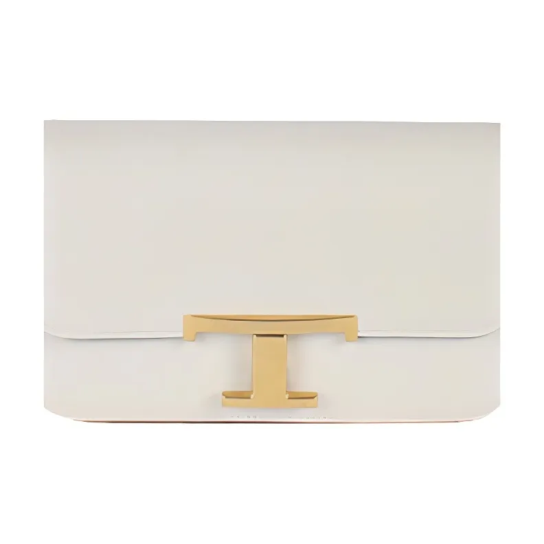 TOD'S T Timeless Decoration Shoulder Bag Women's White-1