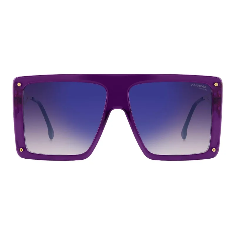 CARRERA Subject To Official Website Square Sunglasses Unisex Purple Gold-1