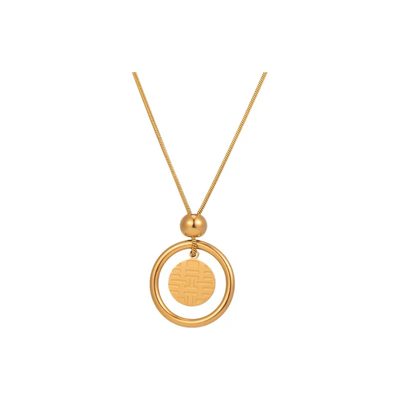 XIXINGPO Titanium Steel Necklaces Women's-0