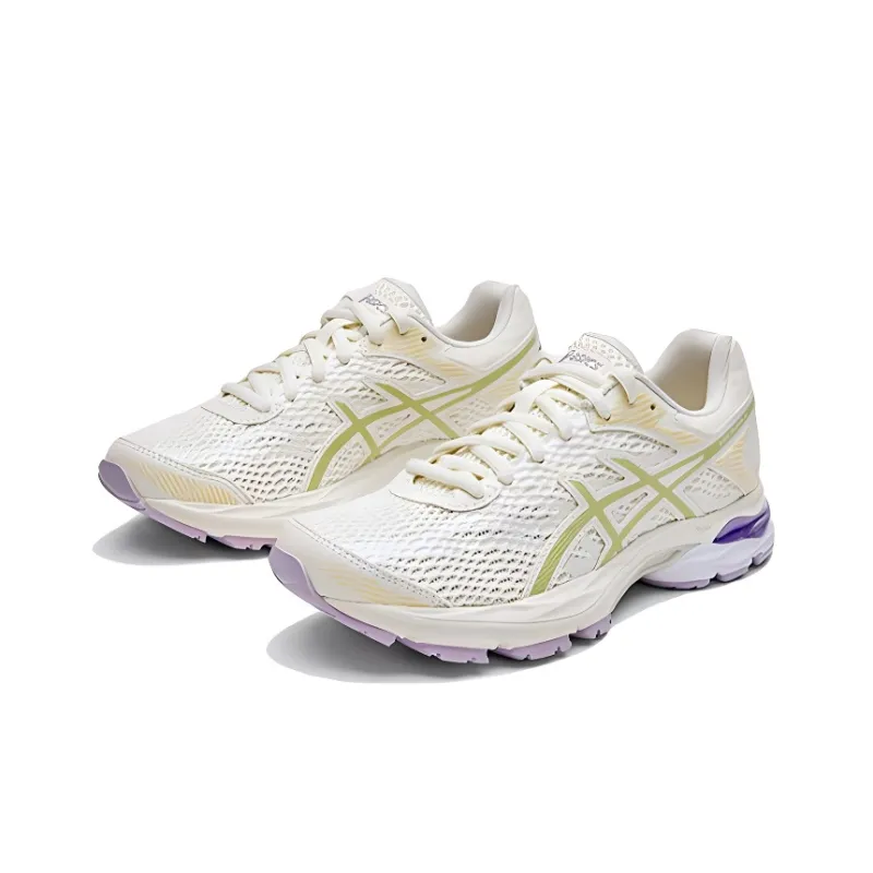 Asics Gel Flux 4 Anti Slip Wear Resistant Low Top Kids' Running Shoes Ecru Teenagers-2