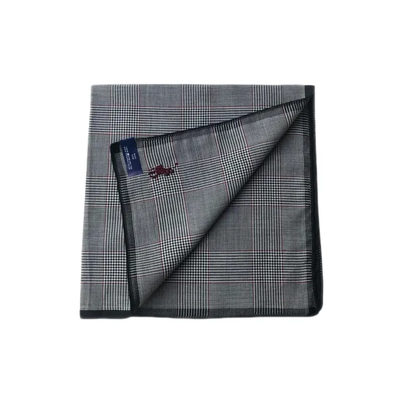 Polo Ralph Lauren Cotton Silk Scarves Unisex Black-2
