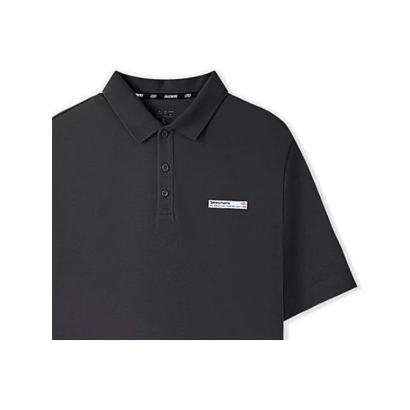 Skechers Polo Shirt Men's Carbon Black 0018-2