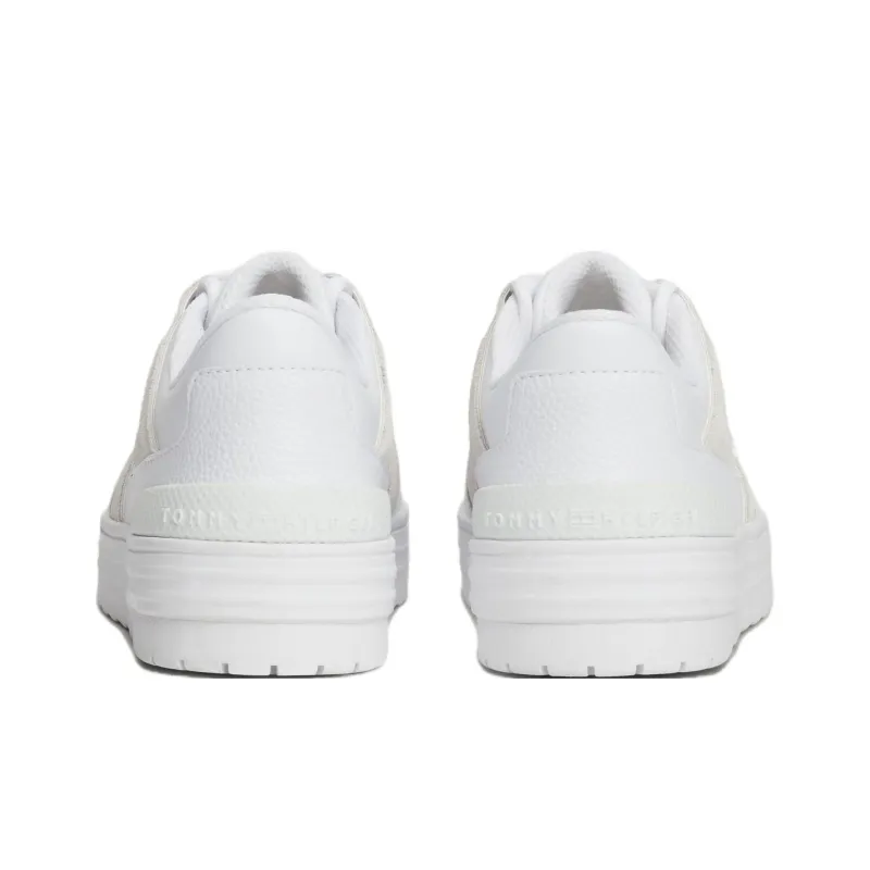 Tommy Hilfiger Trainers Low Top Basketball Shoes Women's White-4