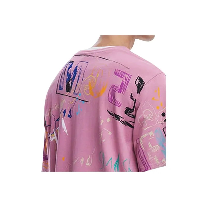 Desigual T Shirts Men Pink-2