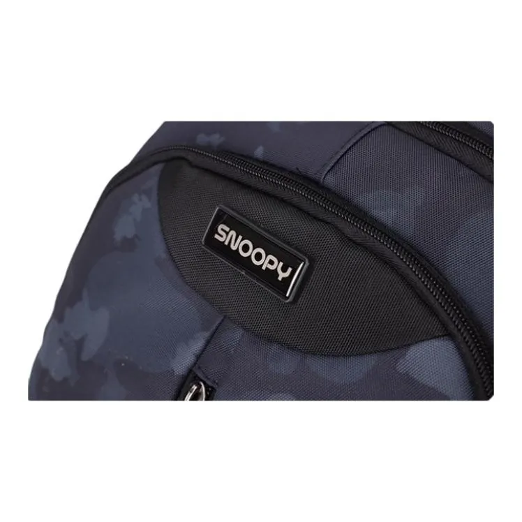 SNOOPY Oxford Backpack Tubas Men's Camouflage Gray/Camouflage Blue/Pure Black-3