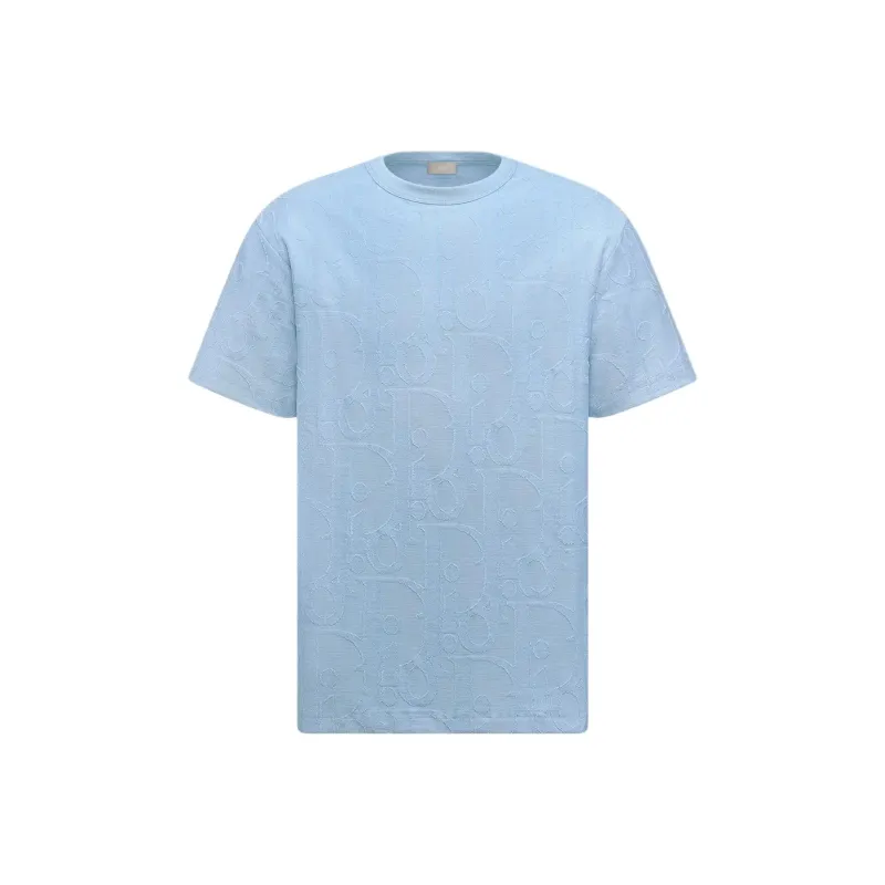 DIOR T Shirts Men Blue-0