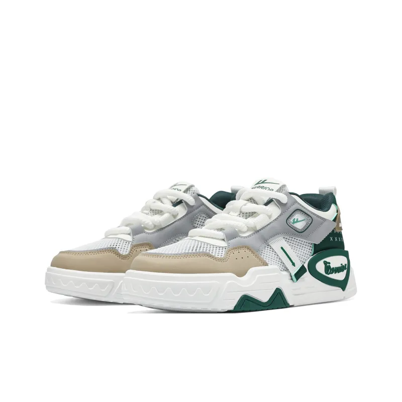 Warrior Abrasion Resistant, Lightweight, And Breathable Low Top Skateboard Shoes Men's-1
