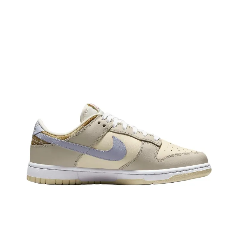 Nike Dunk Abrasion Resistant Low Top Skateboard Shoes Women's Beige-1