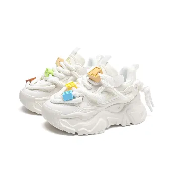 ZHR Multicolor Dot Manufacturing Wear resistant And Lightweight Low Top Chunky Sneakers Unisex