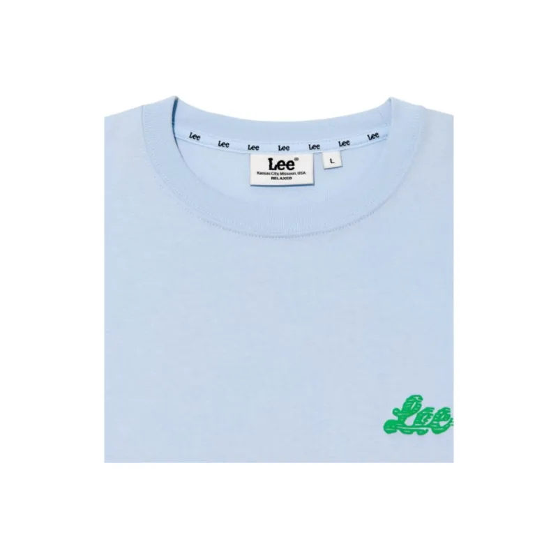 Lee T-Shirts Unisex Light Blue-2