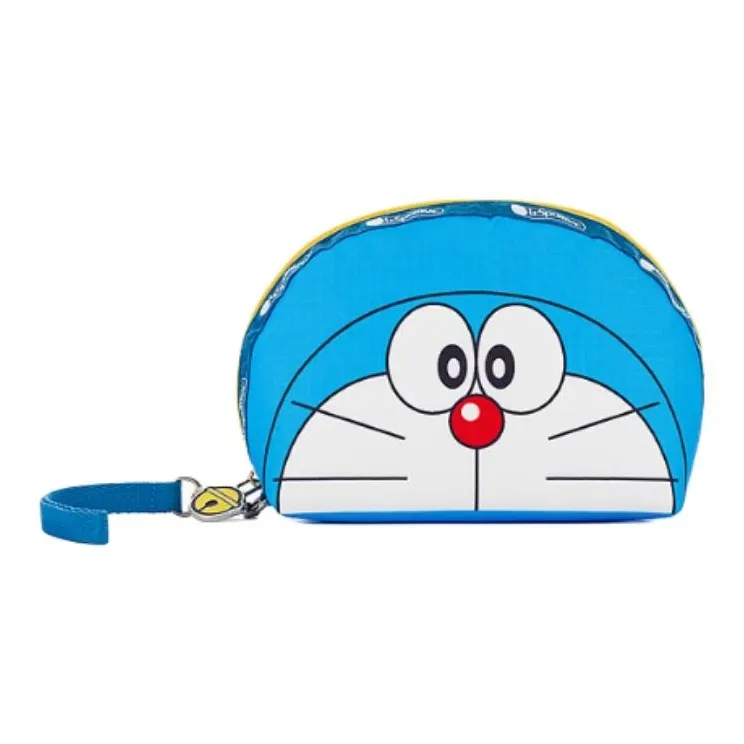 LeSportsac X Doraemon Fabric Clutch Trumpets Unisex Blue-0