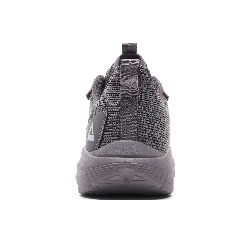 PEAK Cushioning Abrasion Resistant Lightweight Breathable Slip Resistant Low Top Running Shoes Men's Gray-4