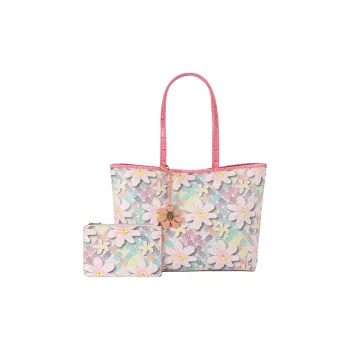 Kurt Geiger London Canvas Tote Bag, Shopping Bag, Shoulder Bag, Handbag Unisex Pink