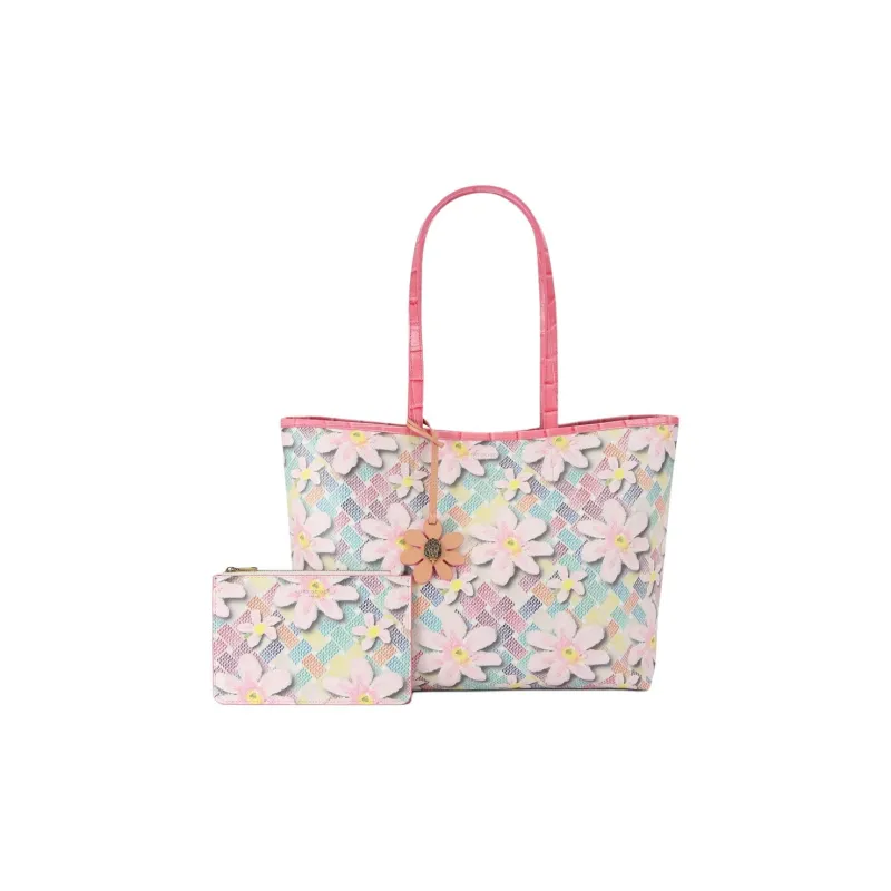 Kurt Geiger London Canvas Tote Bag, Shopping Bag, Shoulder Bag, Handbag Unisex Pink-0