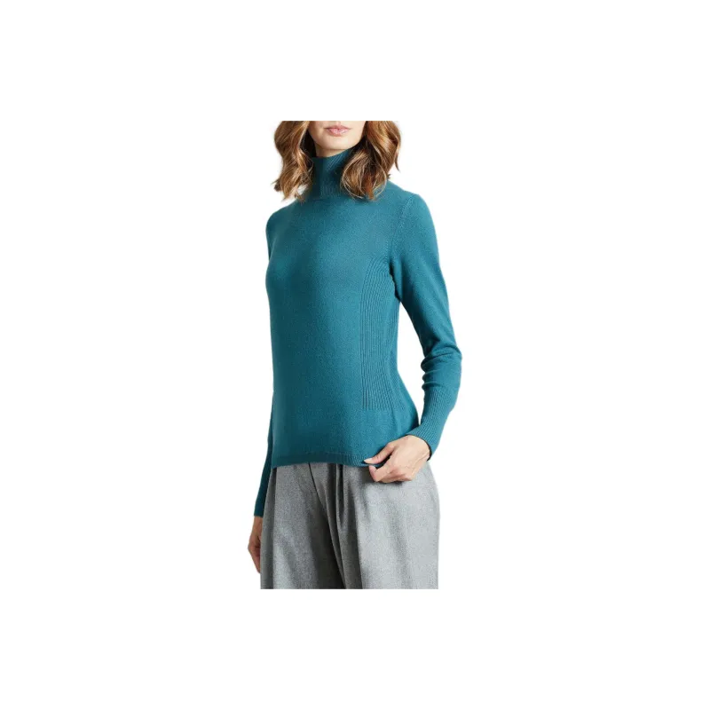 COLOMBO Cashmere Sweater Women's Blue Green-0