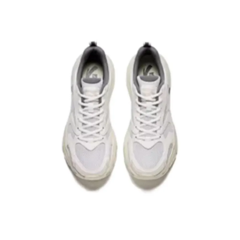 Anta OG800 Slip Resistant, Abrasion Resistant, Breathable Low Top Casual Running Shoes Men's White Gray-3