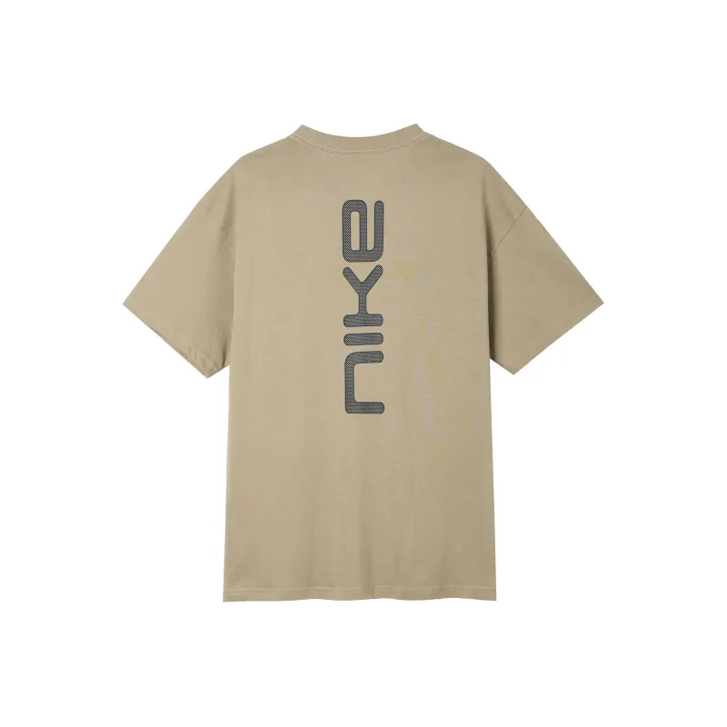 Nike T Shirts Men Khaki-2