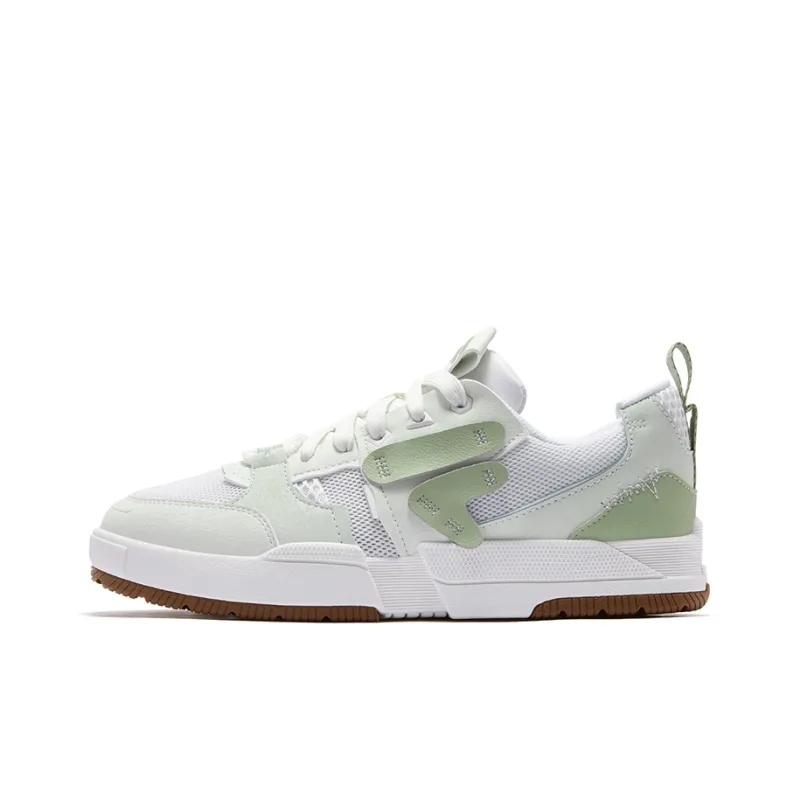 FILA FUSION GEOMETRY Geometric Shoes Low Top Skateboard Shoes Women's Green Velvet-0
