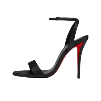 CL Miss Z One Strap Sandals 10cm Women's Black