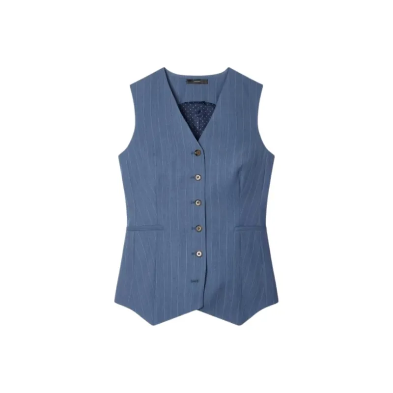 Paul Smith Vests Women's Gray Blue-0