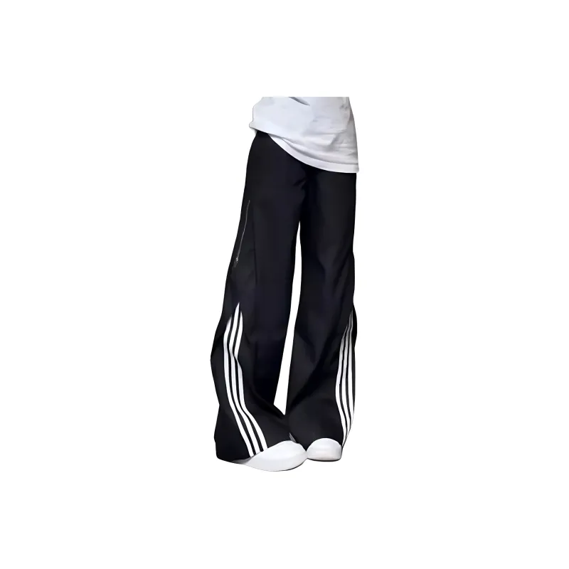 City Hipster Casual Pants Unisex Black-0