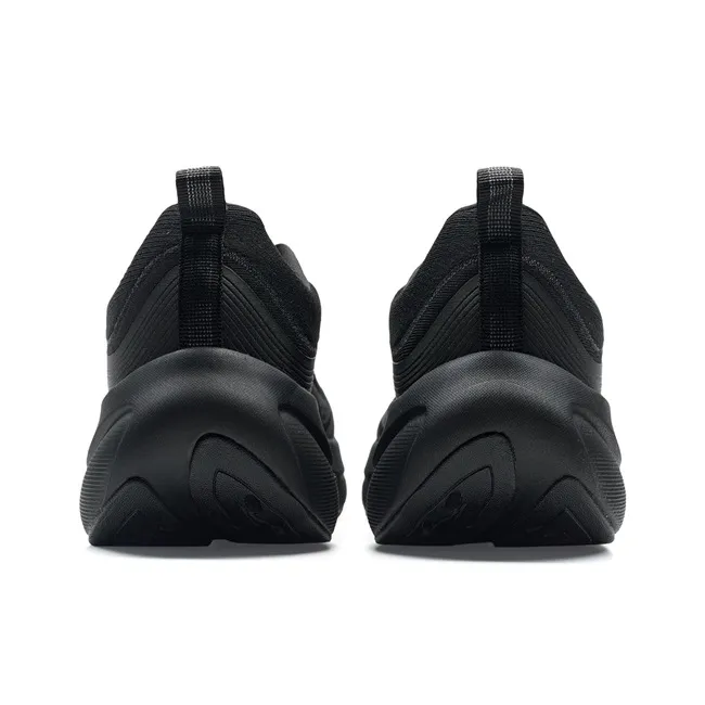 XTEP Cloud Wing 3 Rebound Breathable Slip Resistant Low Top Casual Running Shoes Men's Black-4
