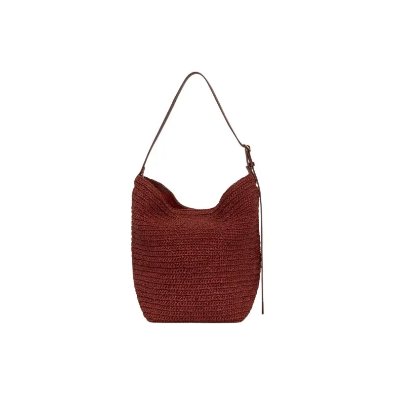 ARKET Paper Crossbody Bag, Shoulder Bag Tubas Women's Red Brown-2