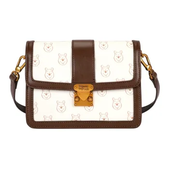 MESUCA Disney/Disney Collection PVC Crossbody Bag, Shoulder Bag Regular Women's Ecru