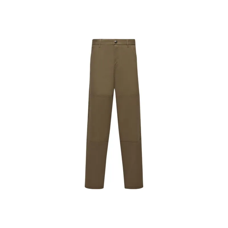Moncler FW25 Casual Pants Men's Olive Green-0