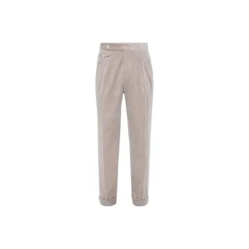 Brunello Cucinelli SS25 Suit Trouser Men's Beige