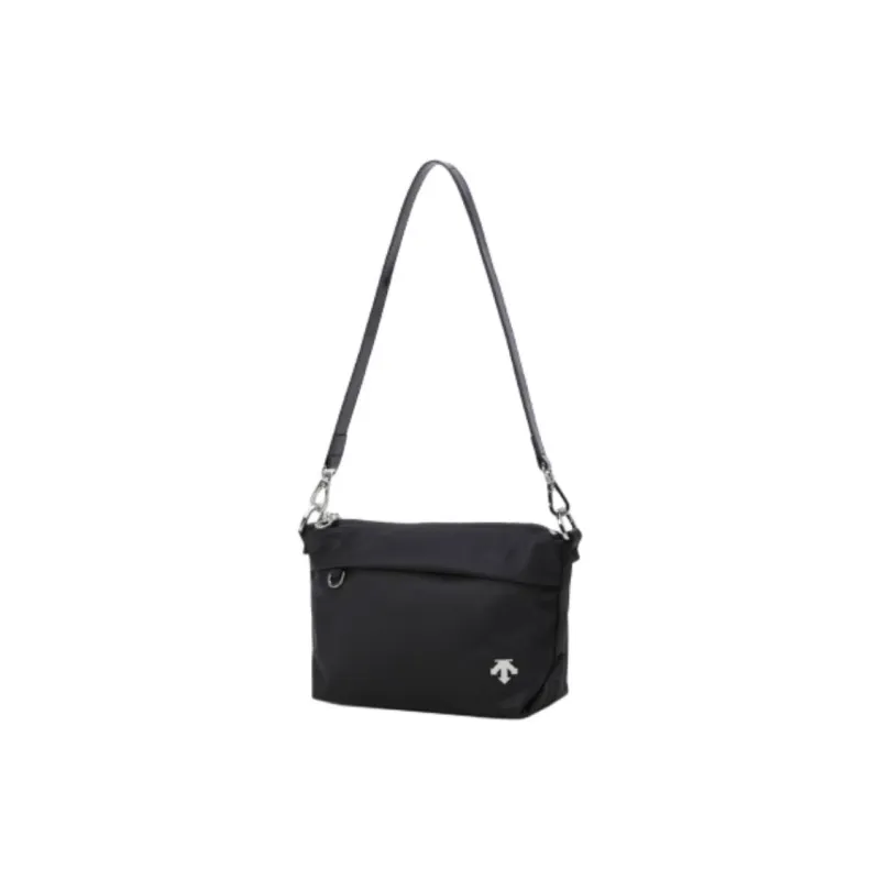 DESCENTE Nylon Crossbody Bag, Shoulder Bag Trumpets Women's Light Green/Black-11