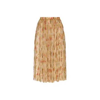 DIOR Casual Long Skirts Women's Orange