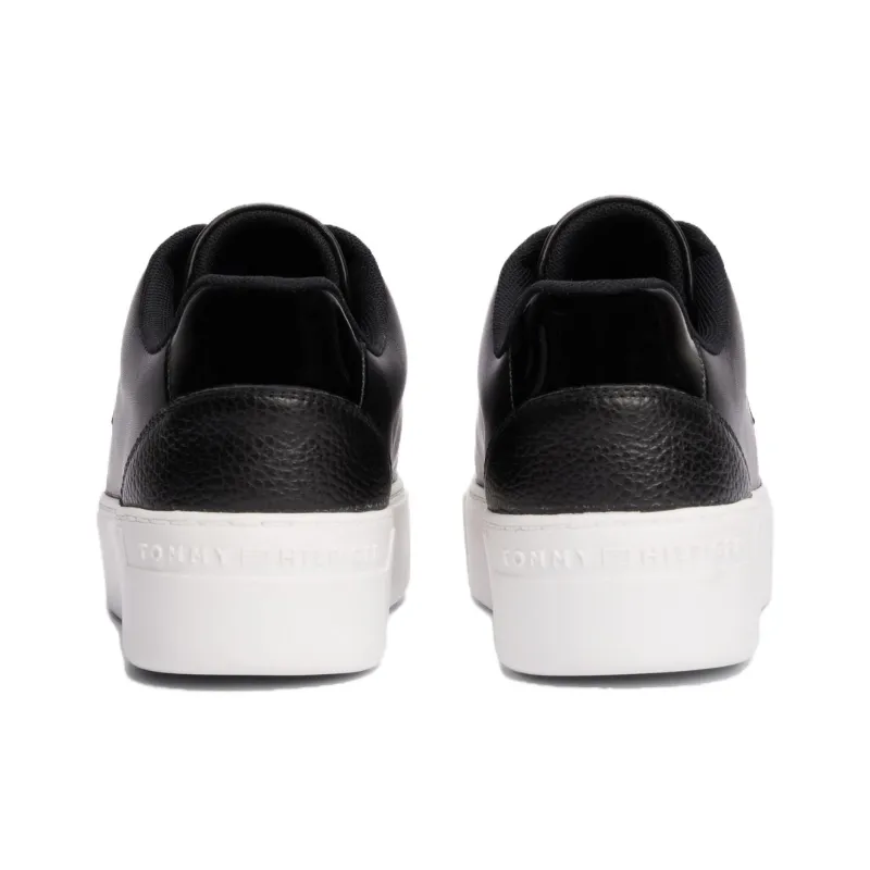 Tommy Hilfiger Trainers Low Top Skateboard Shoes Women's Black-4
