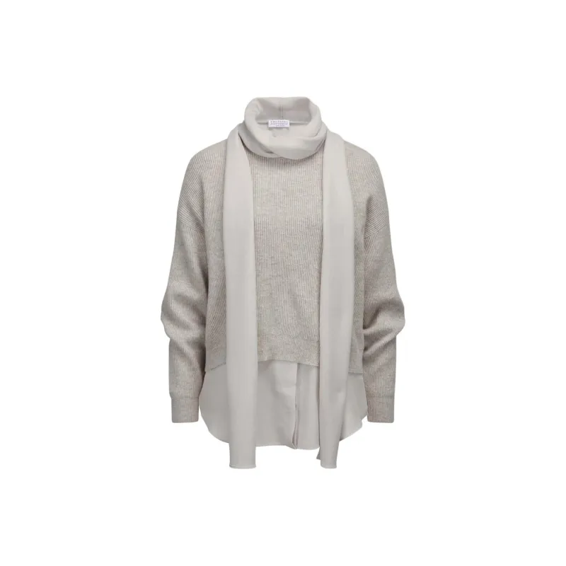 Brunello Cucinelli Shirt Matching Set Women's Gray-0
