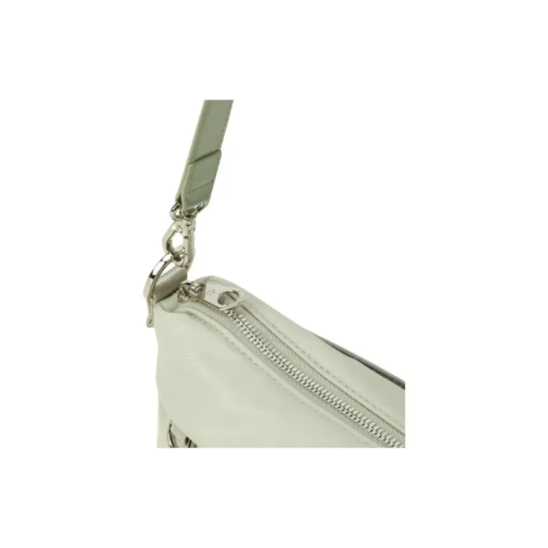 DESCENTE Nylon Crossbody Bag, Shoulder Bag Trumpets Women's Light Green/Black-8