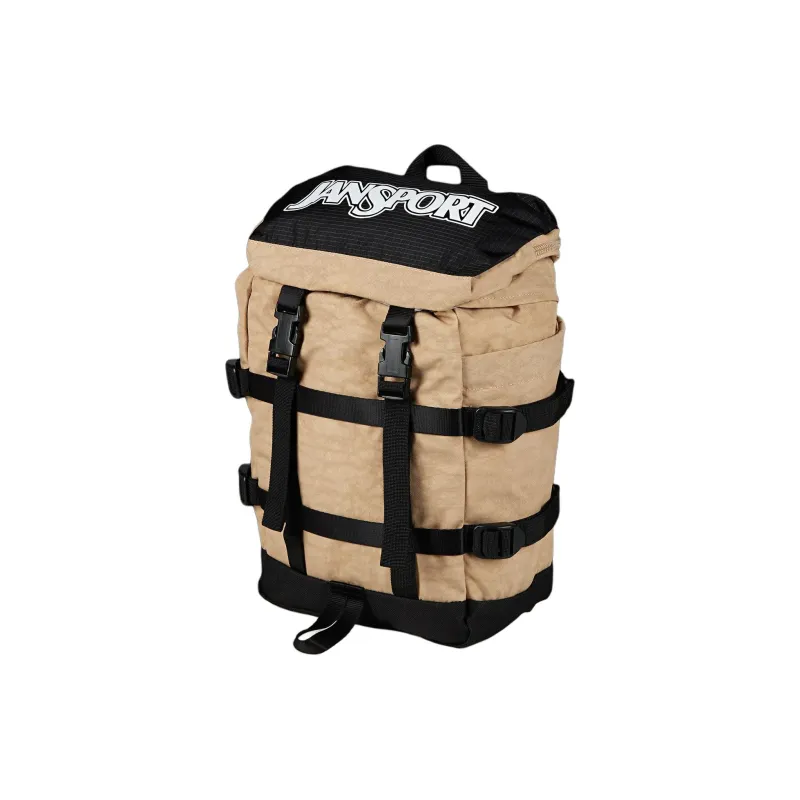 JanSport Recycled Nylon Backpack Mini Unisex Khaki-1