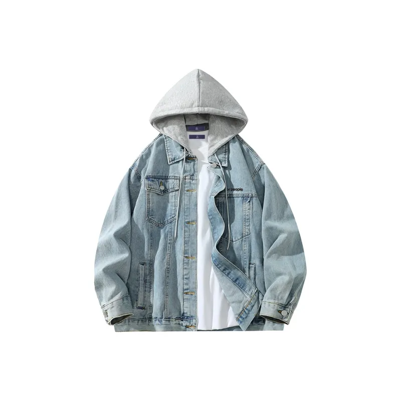 FAX FOR FMACM Denim Jacket Unisex Black-5