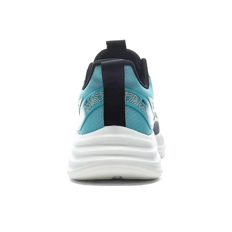 WARRIOR Running Shoes Men Low Top Blue Black-3
