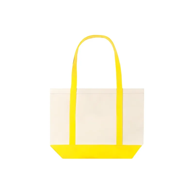 NOAH Cotton Tote Bag, Shopping Bag, Handbag Regular Unisex Yellow-1