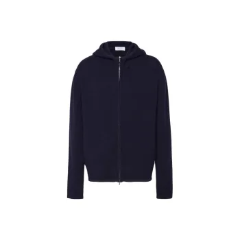Ferragamo Logo-engraved Cashmere-blend Jacket