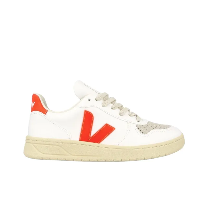 VEJA V 10 Low Top Skateboard Shoes Women's White-1