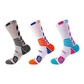 TLXT Basketball Socks Men's Outdoor Fitness Durable 3 Pack