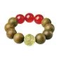 [Chinese Auspicious Animal]Citrine Green Sandalwood Beaded Bracelet