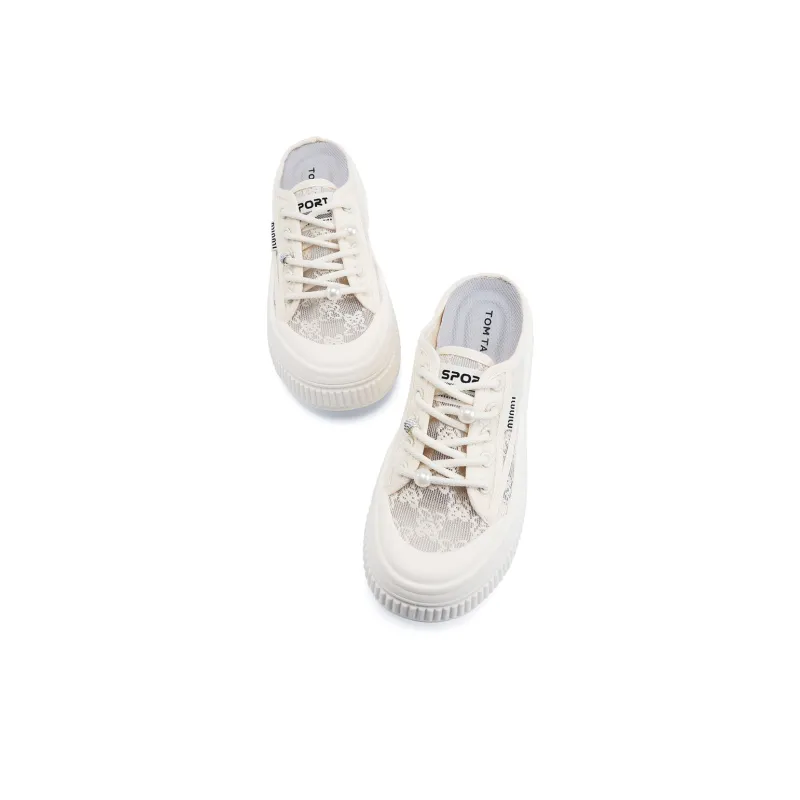 TOM TAILOR PVC Polyvinyl Chloride Abrasion Resistant Closed Toe Slippers Women's-9